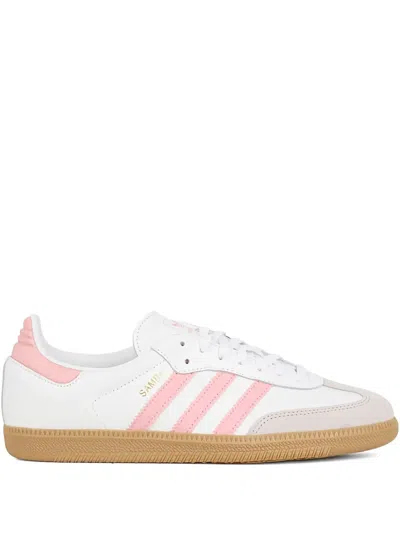 Adidas Originals Samba Og Leather Sneakers In White
