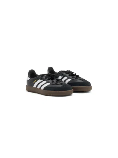 Adidas Originals Babies' Samba Og Leather Sneakers In 黑色
