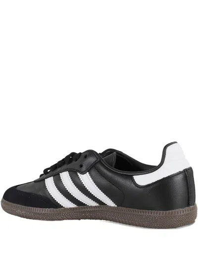 Adidas Originals Samba Og Leather Sneakers In Black
