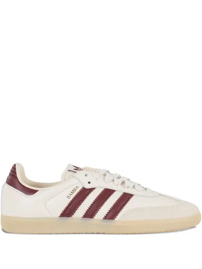 Adidas Originals Samba Og Leather Sneakers In Neutral
