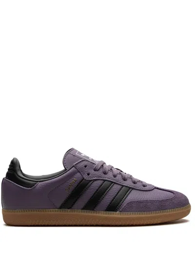 Adidas Originals Samba Og Leather Sneakers In Purple