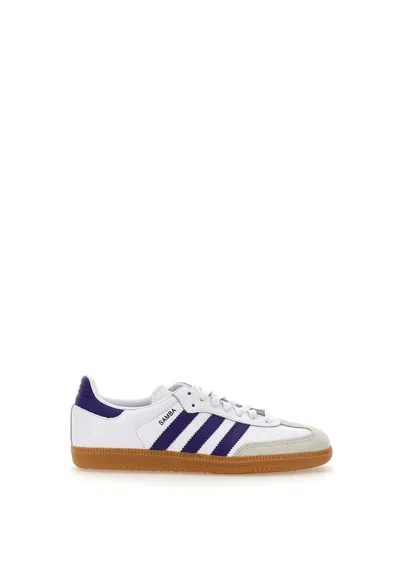 Adidas Originals Samba Og Leather Sneakers In White