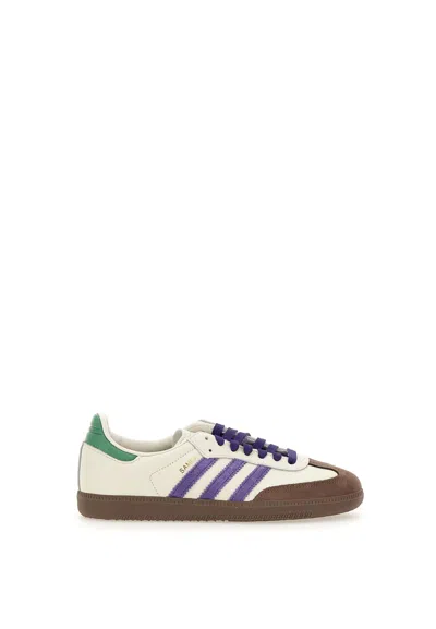 Adidas Originals Samba Og Leather Sneakers In Neutral