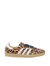 Adidas Originals Golden Goose Golden Goose Ball Star White Nappa Sneakers With Black Star In Brown