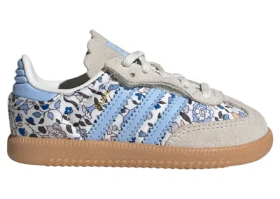 Pre-owned Adidas Originals Samba Og Liberty London Sneakers In Blue/off White/gum In Multi