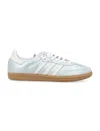 Adidas Originals Blue & White Samba Og Sneakers In Lingrn