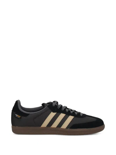 Adidas Originals Samba Og Logo Lace-up Sneakers In Black