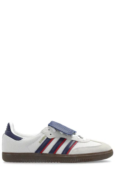 Adidas Originals Samba Lt "crystal White/dark Blue" Sneakers In Multi