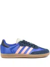 Adidas Originals Low-cut Sneakers Featuring Iconic Stripes In Blue