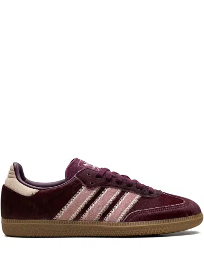 ADIDAS ORIGINALS SAMBA OG "SAND STRATA/MAROON/WARM CLAY" SNEAKERS