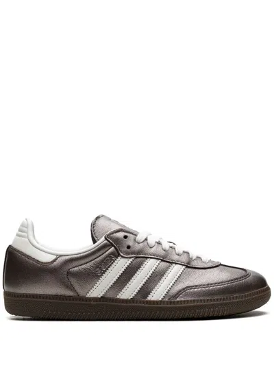 ADIDAS ORIGINALS SAMBA OG "METALLIC PURPLE/WHITE" SNEAKERS