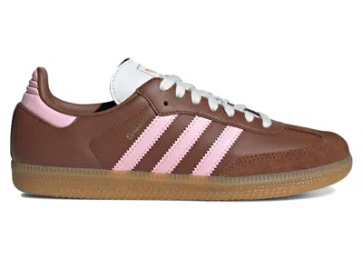 Pre-owned Adidas Originals Samba Og Neapolitan Pack (women's) Sneakers In Preloved Brown/clear Pink/gum