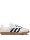 Adidas Originals Samba Og "off White Dark Blue" Sneakers In White