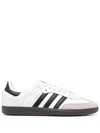 Adidas Originals Low-top Sneakers With Contrast Stripes And Suede Accents