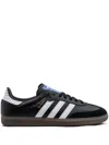 Adidas Originals Samba Og Logo-print Leather Low-top Trainers In Black