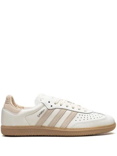 Adidas Originals Samba Leather Sneakers In White