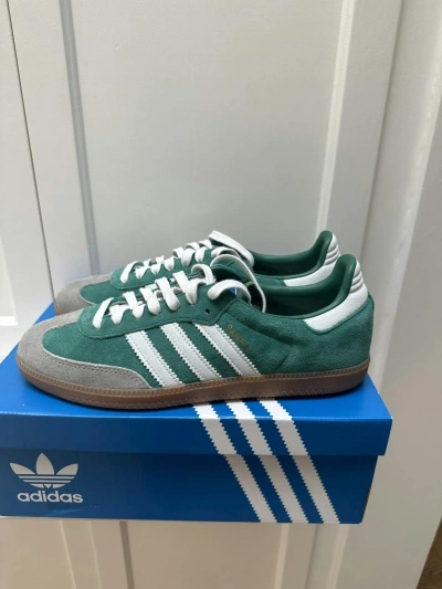 Pre-owned Adidas Originals Samba Og Shoes In Green