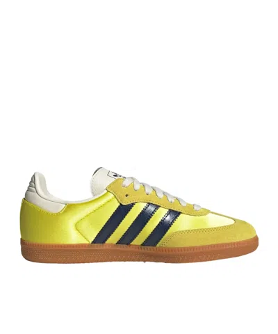 Adidas Originals Samba Og Shoes In Impact Yellow/night Indigo/cream White