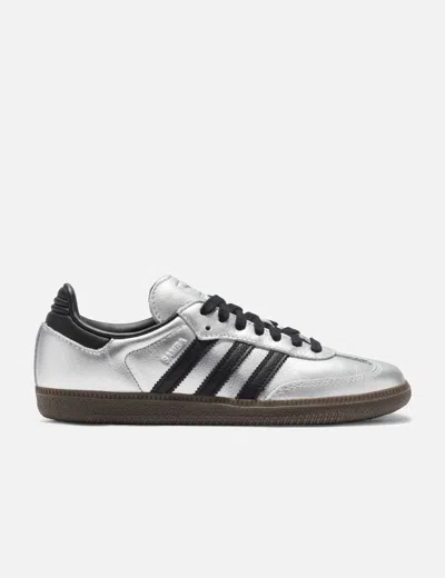 Adidas Originals Samba Og "silver Metallic/black/gum" Sneakers