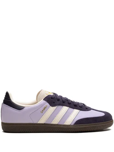 ADIDAS ORIGINALS SAMBA OG "SILVER DAWN/AURORA BLACK" SNEAKERS
