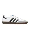 Adidas Originals Low-top Sneakers With Contrast Stripes And Suede Accents