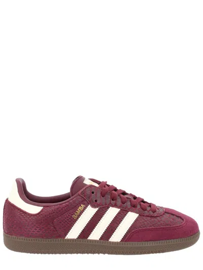 Adidas Originals Samba Og Sneaker In Burgundy