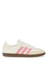 Adidas Originals Samba Og Sneakers In White And Bright Pink In White