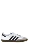 Adidas Originals Low-top Sneakers With Contrast Stripes And Suede Accents