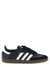 Adidas Originals Samba Og Logo-print Leather Low-top Trainers In Black