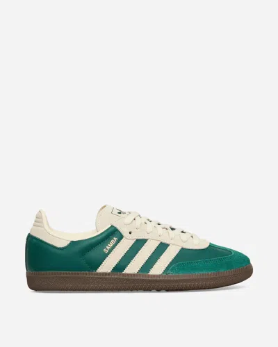 ADIDAS ORIGINALS SAMBA OG SNEAKERS COLLEGIATE GREEN / CREAM WHITE