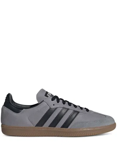 Adidas Originals Samba Og Sneakers In Halo Silver/core Black/brown Desert