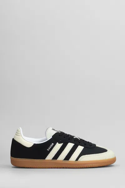 Adidas Originals Samba Og Sneakers In Black Nubuck