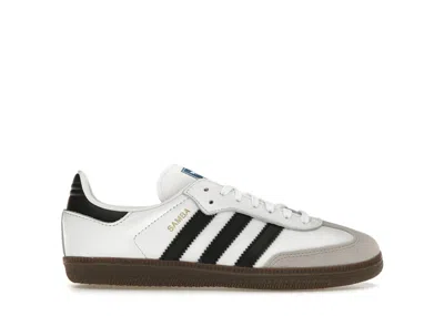 Pre-owned Adidas Originals Samba Og Sneakers In Cloud White/core Black/gum In Multi