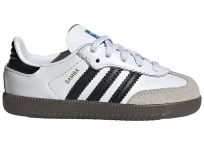 Pre-owned Adidas Originals Samba Og Sneakers In Cloud White/core Black/gum In Multi