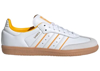 Pre-owned Adidas Originals Samba Og Sneakers In Cloud White/crystal White/crew Yellow In Multi