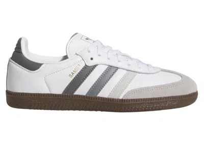 Pre-owned Adidas Originals Samba Og Sneakers In Cloud White/grey One/grey Three
