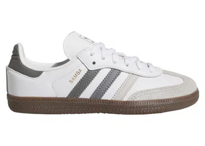 Pre-owned Adidas Originals Samba Og Sneakers In Cloud White/grey One/grey Three