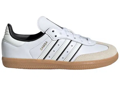 Pre-owned Adidas Originals Samba Og Sneakers In Cloud White/off White/core Black In Multi