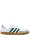 Adidas Originals Samba Og "cloud White/collegiate Green/grey Two/gum" Sneakers In Weiss