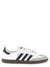 Adidas Originals Low-top Sneakers With Contrast Stripes And Suede Accents