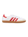 Adidas Originals Low-top Sneakers With Rubber Sole And Stripes In White