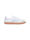 Adidas Originals Womens Adidas Samba Og Logo-print Leather And Suede Low-top Trainers In White