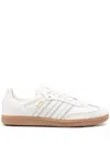 Adidas Originals Womens Adidas Samba Og Logo-print Leather And Suede Low-top Trainers In White