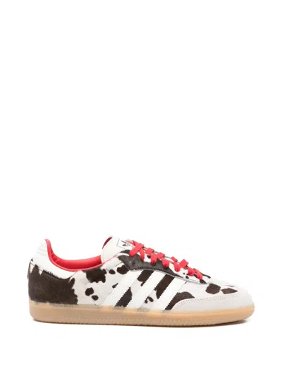 Adidas Originals Samba Og Stripes Leather Sneakers In Multi