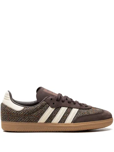 Adidas Originals Samba Og Tweed Pack "dark Brown/cream White/gum" Sneakers