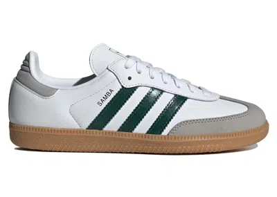 Pre-owned Adidas Originals Samba Og White Gum (women's) Sneakers In Footwear White/collegiate Green/grey Two