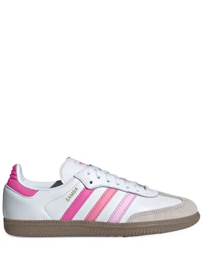 Adidas Originals Kids' Samba Og "white Orchid Fusion" Trainers