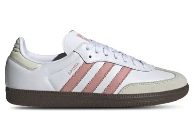 Pre-owned Adidas Originals Samba Og White (women's) Sneakers In Footwear White/wonder Mauve/off White