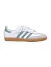 Adidas Originals Samba Og Sneakers In White/olive