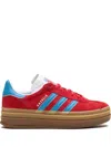 Adidas Originals Gazelle Bold Sneakers In 红色
